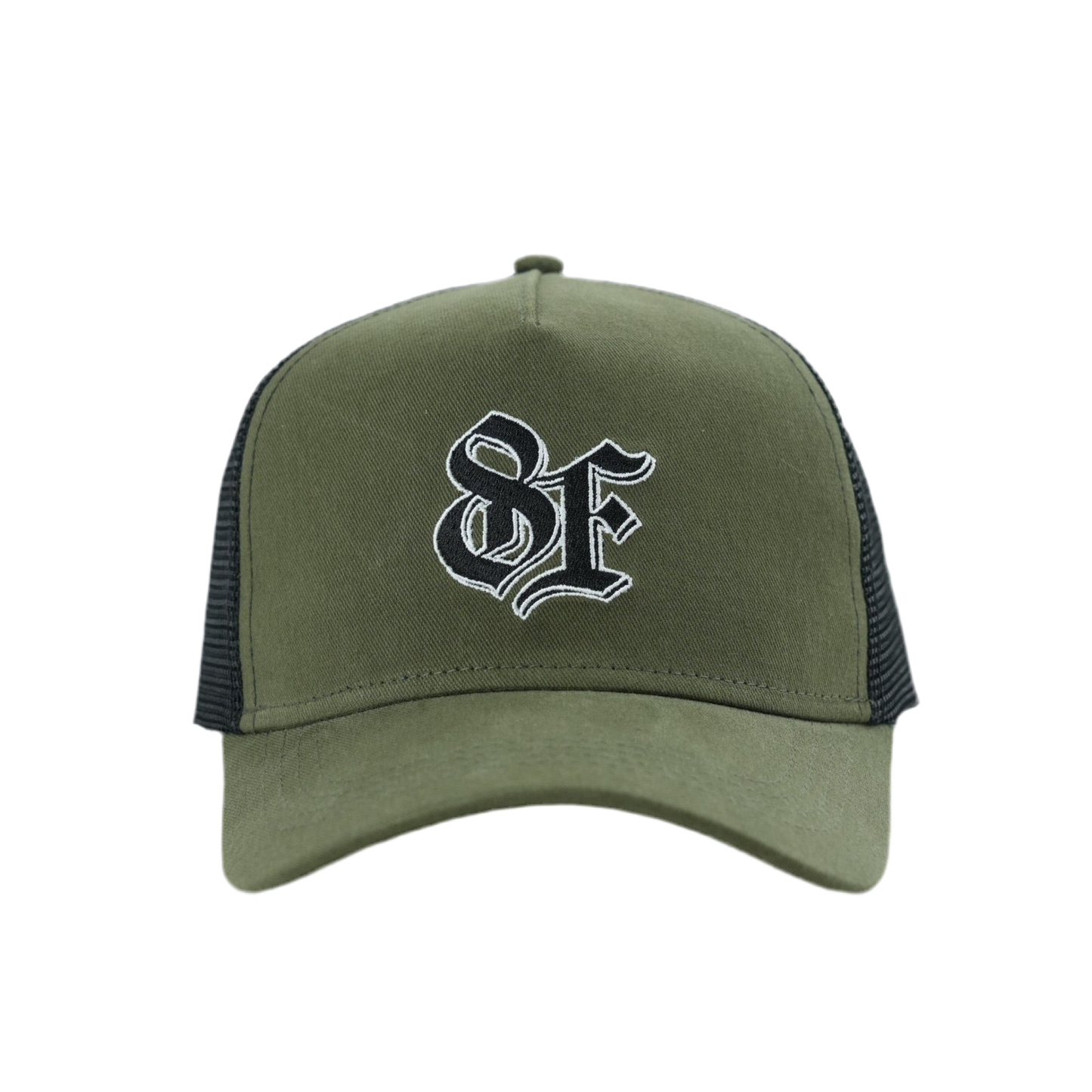 8F CAP KHAKI BLACK MESH